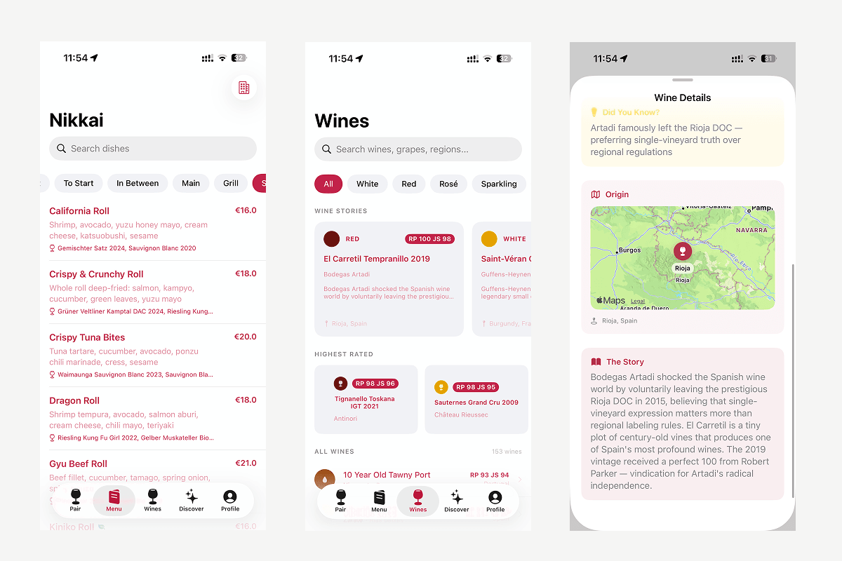 Winepair Application